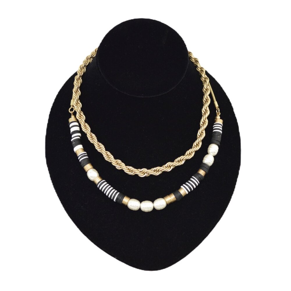 White House Black Market two strand chain necklace #217-100